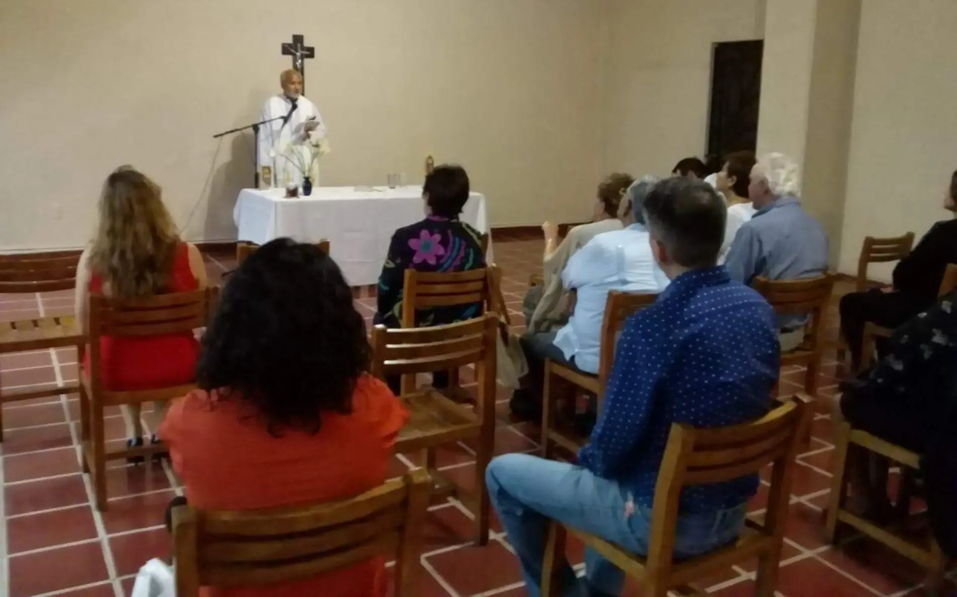 Con una misa, celebraron un aniversario más del inmueble Haidee Galicia